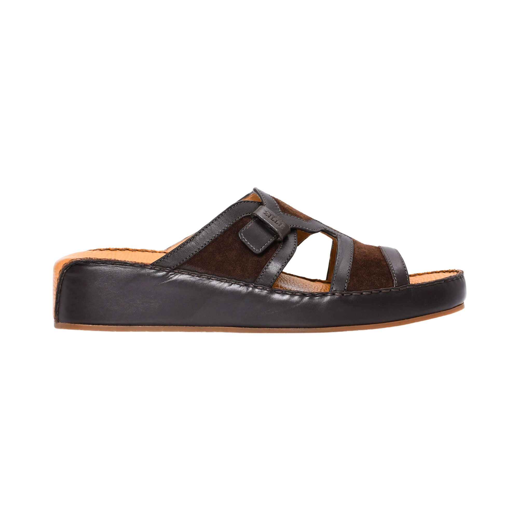 Zilli Men's Brown Leather Sandal | All Shoes | GCC | Men | Mens | Mens Fashion | Traditional Footwear Zilli Men's Brown Leather Sandal | All Shoes | GCC | Men | Mens | Mens Fashion | Traditional Footwear