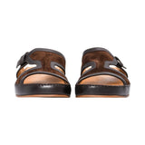 Zilli Men's Brown Leather Sandal