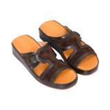 Zilli Men's Brown Leather Sandal