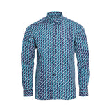 Zilli Men's Green & Blue Polo Shirt