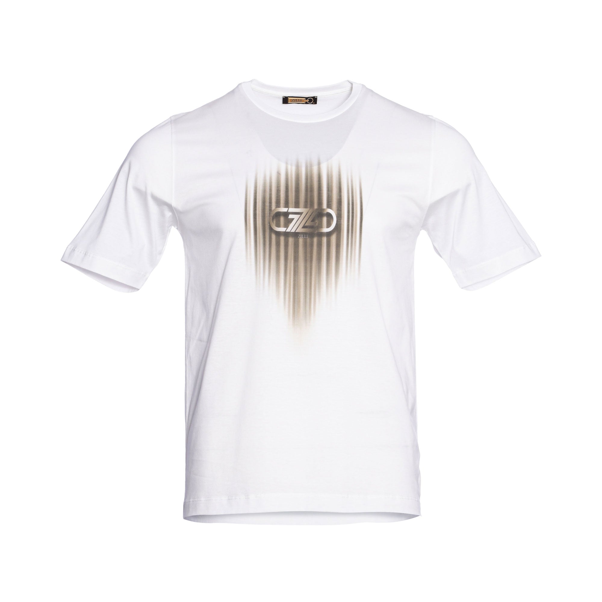 Zilli Men's White T-shirt | All Clothing | GCC | Men | Men T-shirts | Mens | Mens Fashion | T-Shirt | T-Shirts | Top | Tops | Tops & T-Shirts