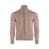 Zilli Men's Beige Cardigan With Iconic Retro Pattern