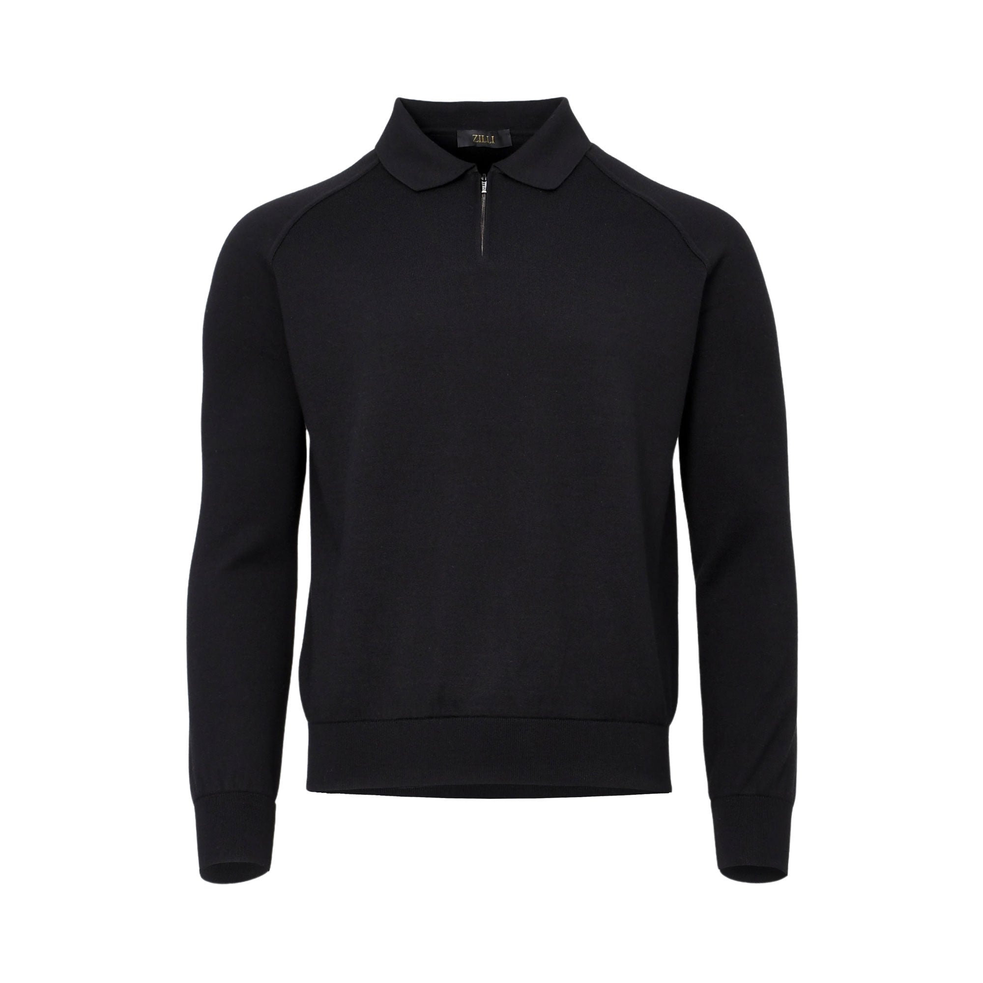 Zilli Men's Black Wool Half-Zip Polo Sweater | All Clothing | GCC | Men | Mens | Mens Fashion | Sweaters and Cardigans Zilli Men's Black Wool Half-Zip Polo Sweater | All Clothing | GCC | Men | Mens | Mens Fashion | Sweaters and Cardigans