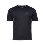 Zilli Men's Crew Neck T-Shirt with Contrast Trim and Logo