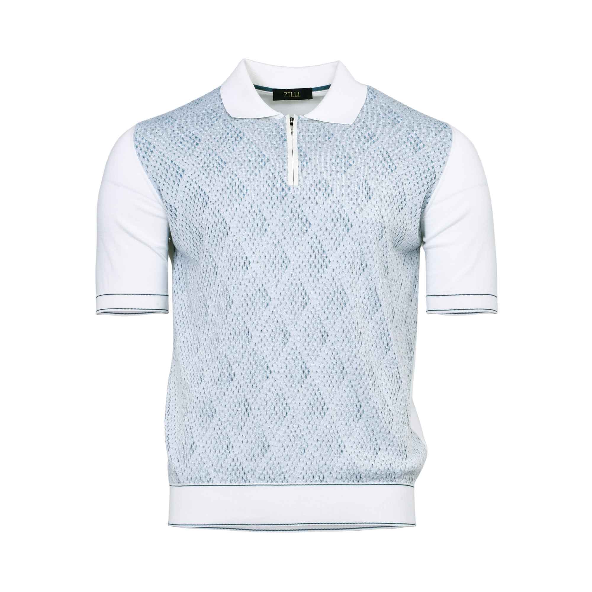 Zilli Men's White & Blue Polo T-shirt | All Clothing | departure-to-desk | Men | Men's Polo Shirt | Mens | Mens Fashion | Polo | Polo shirt | Polo T-shirt Zilli Men's White & Blue Polo T-shirt | All Clothing | departure-to-desk | Men | Men's Polo Shirt | Mens | Mens Fashion | Polo | Polo shirt | Polo T-shirt