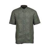 Zilli Men's Deep Military Short Sleeve Shirt