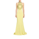 Zuhair Murad Women's Crystal-Embellished Halter Cady Gown