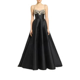 Zuhair Murad Women's Crystal-Embellished Mikado Gown