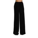 Zuhair Murad Women's Velvet Wide-Leg Trouser