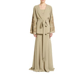 Zuhair Murad Women's Crystal-Embellished Sleeve Jacket and Maxi Skirt Set