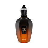 XERJOFF BLENDS FIEREZZA 100ml parfum bottle with a black to amber gradient finish and a pointed black cap.