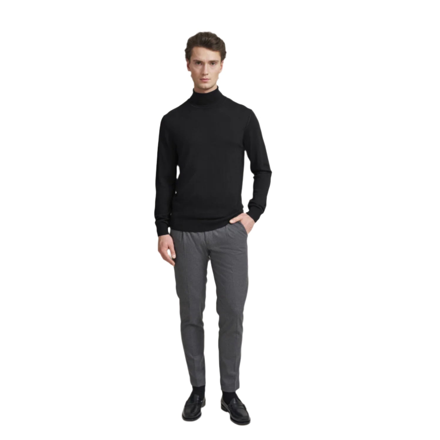 Bugatti Men's Polo-neck Sweater Made from Merino Wool | All Clothing | GCC | Men | Mens | Mens Fashion | Pullover | Sweaters and Cardigans Bugatti Men's Polo-neck Sweater Made from Merino Wool | All Clothing | GCC | Men | Mens | Mens Fashion | Pullover | Sweaters and Cardigans