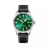 Festina  F20151/2 Gents Automatic Green Dial Black Leather Strap Watch