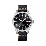 Festina F20151/4 Gents Automatic Black Dial Black Leather Strap Watch
