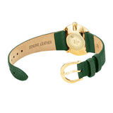 Aigner Biella Ladies Green Dial Green Leather Strap Watch