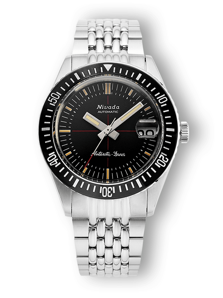 Nivada Grenchen Antarctic Diver Men's Automatic Watch – Blue Salon