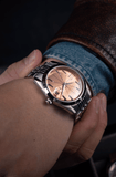 Nivada Grenchen Antarctic Spider Salmon Men's Automatic Watch
