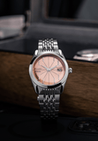 Nivada Grenchen Antarctic Spider Salmon Men's Automatic Watch