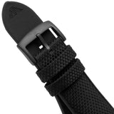 Emporio Armani RENATO Gents Chronograph Black Silicon Backed Fabric Watch