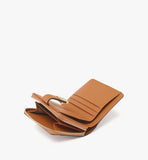 MCM Visetos Monogram Canvas Wallet with Logo