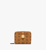 MCM Visetos Monogram Canvas Wallet with Logo