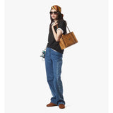 MCM Women's Aren School Tote in Visetos