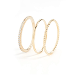 Shashi Aura Ring Set Gold