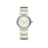 Cerruti Rendinara Ladies White Dial Two Tone Stainless Steel Watch