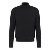 Bugatti Men's Polo-neck Sweater Made from Merino Wool
