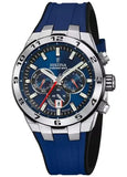 Festina Chrono Bike Gents Blue Dial Blue Rubber Strap Watch