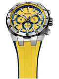 Festina Chrono Bike Gents Yellow Dial Yellow Rubber Strap Watch