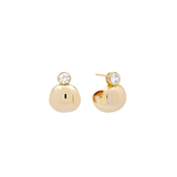 Shashi Bezel Gold Earring