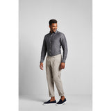 Bugatti Men's  Pleat Front Trousers in a Straight Cut