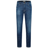 Bugatti Men's Jeans With a Distressed Wash Effect