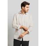 Bugatti Men's Leisure Shirt in a Linen-cotton Blend
