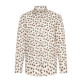 Bugatti Men's Beige Floral print Shirt