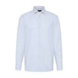 Bugatti Men's Long-Sleeve Linen Shirt