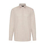 Bugatti Men's Long-Sleeve Linen Shirt