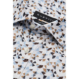 Bugatti Men's Navy Blue & White Casual Shirt