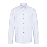 Bugatti Long-sleeved Shirt With Button-down Collar