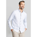Bugatti Long-sleeved Shirt With Button-down Collar