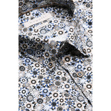 Bugatti Men's Blue Grey Casual Shirt