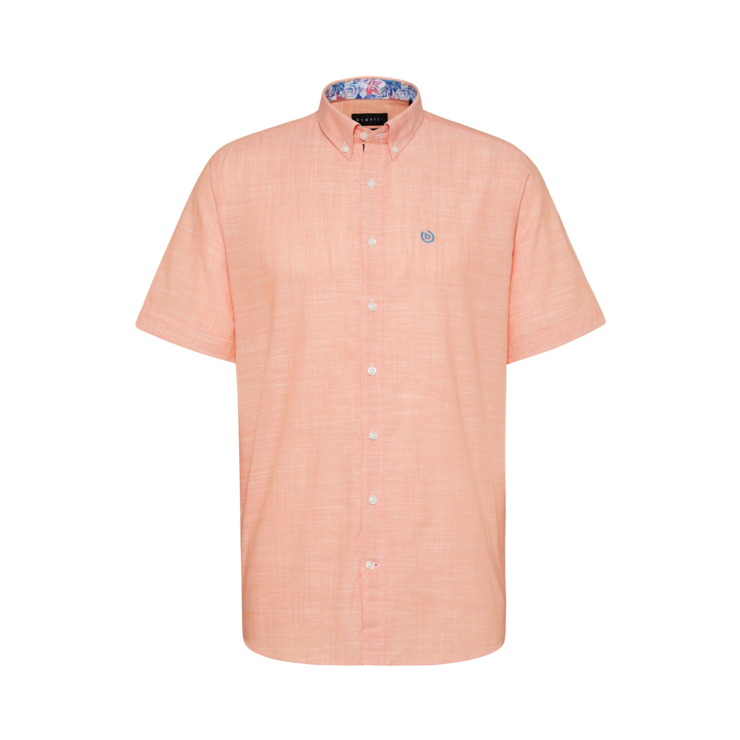 Bugatti Men's Short-Sleeve Button-Down Shirt with Patterned Inner Collar | All Clothing | GCC | Men | Mens | Mens Fashion | Shirts & T-Shirts Bugatti Men's Short-Sleeve Button-Down Shirt with Patterned Inner Collar | All Clothing | GCC | Men | Mens | Mens Fashion | Shirts & T-Shirts