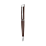 Guy Laroche Andrea Gents Stainless Steel Dark Brown Pen
