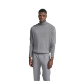 Bugatti Men's Polo-neck Sweater Made from Merino Wool