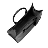 Class Cavalli MODENA Ladies, Tote Bag , Black/Gunmetal Tone