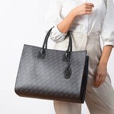 Class Cavalli MODENA Ladies, Tote Bag , Black/Gunmetal Tone