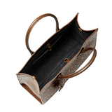 Cavalli Class MODENA Ladies Camel Leopard Print Tote Bag