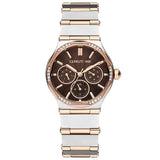 Cerruti 1881 Rendinara Ladies Brown Dial Two-Tone Bracelet Watch