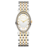 Cerruti 1881 Norcia Ladies White Dial Silver Gold Two Tone Watch